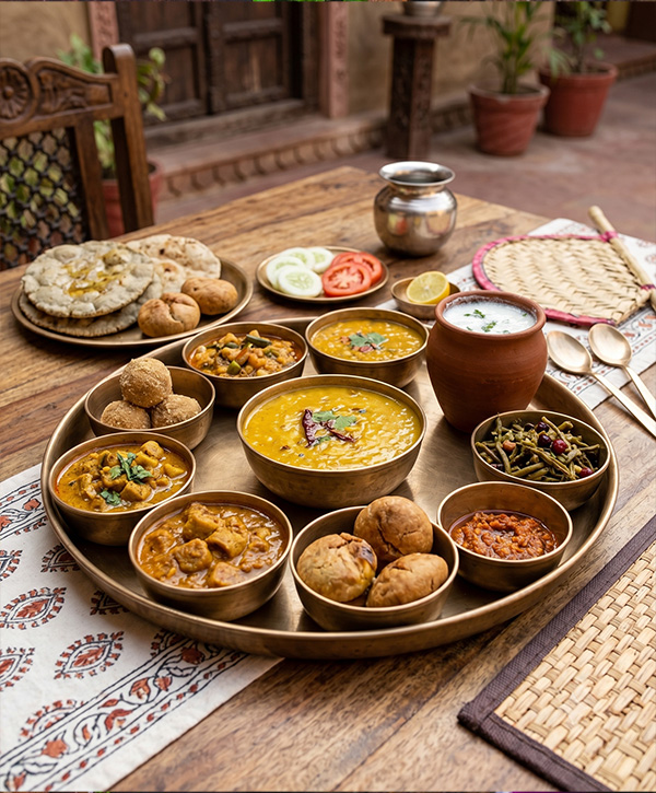 Rajasthani Thali